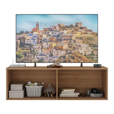 Rack Tv Até 50 Polegadas Suspenso Com Espelhos Mp1081 Rustic Rustic