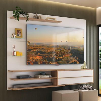 Painel Com Suporte Para Tv Até65" 1 Porta Multimóveis Mp1073