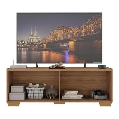Rack Tv Até 50 Polegadas Com Espelhos Mp1083 Rustic natural