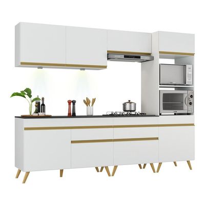 Cozinha Completa 5 Peças Com Leds Mp2035 Veneza Up