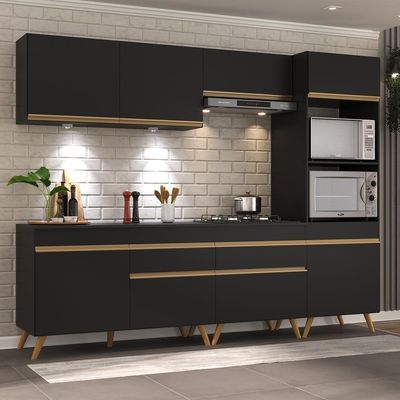Cozinha Completa 5 Peças Com Leds Mp2035 Veneza Up