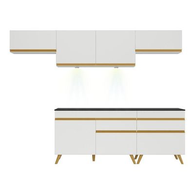Cozinha Completa 5 Peças Com Leds Mp2032 Veneza Up