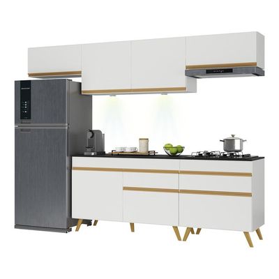 Cozinha Completa 5 Peças Com Leds Mp2032 Veneza Up