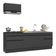 Armário De Cozinha Compacta Com Rodapé Mp2109.895 Preto