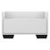 Gabinete Armário Banheiro 60 Cm com Pés Branco Preto