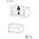 Gabinete Armário Banheiro 60 Cm com Pés Branco Preto