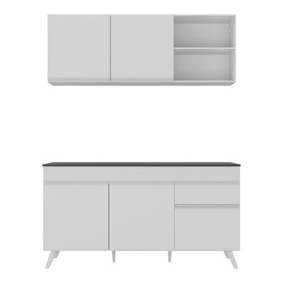 Armário De Cozinha Compacta Multimóveis Branco