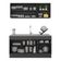 Armário De Cozinha Compacta 150cm Com Rodapé Veneza Multimóveis V2114 Preto/branco Preto/branco