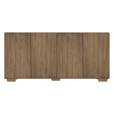 Aparador Buffet 4 Portas Multimóveis V3557 Rustic/Natural