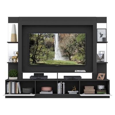 Estante Com Suporte Tv 65" C/ Espelho Oslo Multimóveis V3385