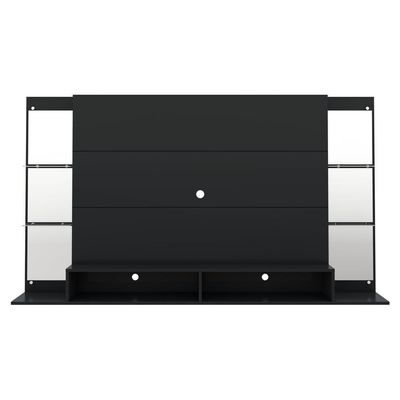 Painel Tv 60" Com Espelho Nairóbi Multimóveis V3150 Preto