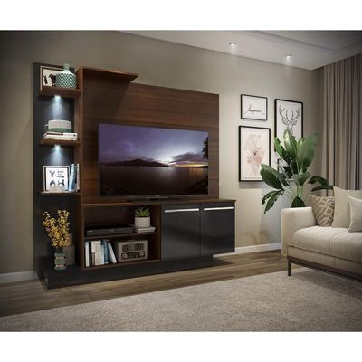 Estante Tv 55" Com 2 Leds E 2 Portas Dallas MultimóveisV3398