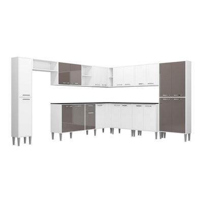 Armário De Cozinha Completa 11 Peças Xangai Pop Multimóveis