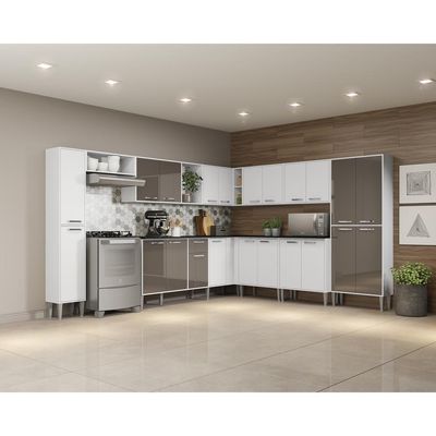 Armário De Cozinha Completa 11 Peças Xangai Pop Multimóveis