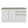 Armário Gabinete Para Banheiro 140cm 2 Portas 3 Gavetas Branco Madesa Branco