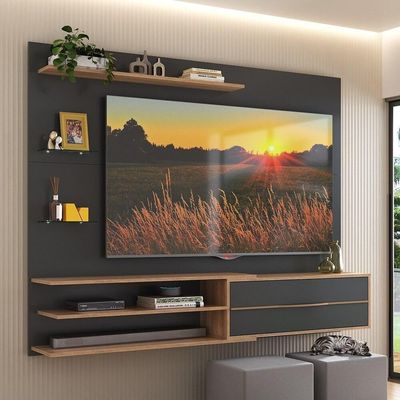 Painel Com Suporte Para Tv Até65" 1 Porta Multimóveis Mp1073