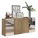 Aparador Buffet 4 Portas Suspenso Vegas V3595 Rustic Rustic