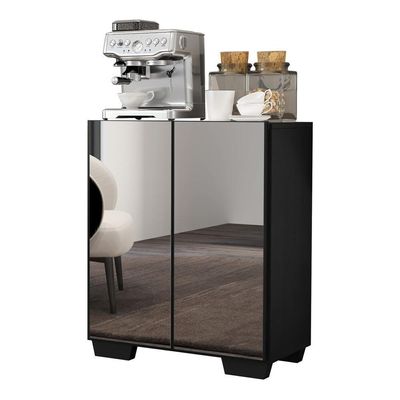 Aparador Buffet 3 Portas Vegas Multimóveis V1014 Preto
