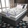 Cama Box Baú Solteiro Colchão Espuma D33 Fort 88x188x62cm Cinza / Branco Gazin