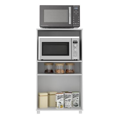 Armário Para Forno E Microondas Multimóveis 2 Portas Branco