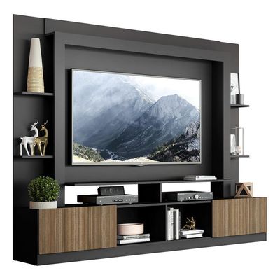 Estante Com Suporte Tv 65" E 2 Portas Oslo MultimóveisV3386