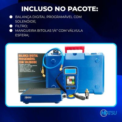 Balança Digital Programável 100kg Com Solenoide Hiatsu Bph-100s único