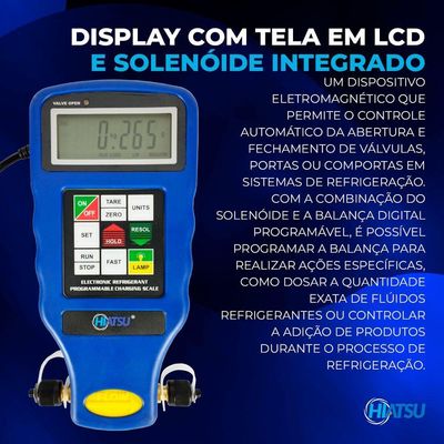 Balança Digital Programável 100kg Com Solenoide Hiatsu Bph-100s único