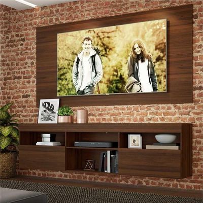 Rack Suspenso Com Painel Para Tv Até 65´´ Fg3299 Madeirado