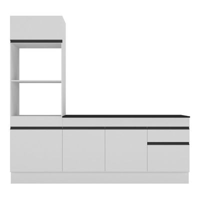 Armário De Cozinha Compacta Mp2113.964 Branco/preto