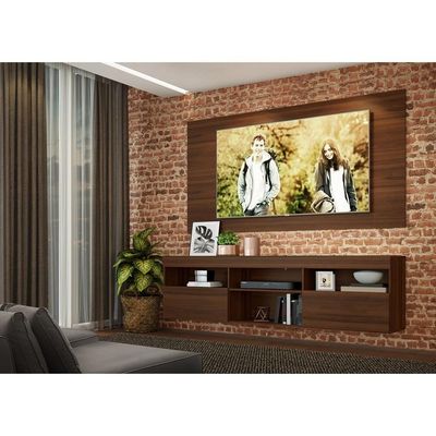 Painel Tv até 65" com Rack Suspenso Flórida Multimóveis