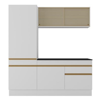 Armário Cozinha Compacta 3 Peças Com Rodapé Mp2179 Made