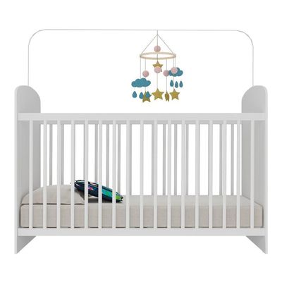 Berço Com Colchão Incluso Sonho Multimóveis Bb0515c Branco