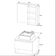 Gabinete De Banheiro + Cuba 60cm Cr10096 Amêndoa/branco