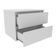 Gabinete Banheiro 2 Gavetas 60Cm Suspenso Cr10087 Branco