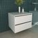 Gabinete Banheiro 2 Gavetas 60Cm Suspenso Cr10087 Branco