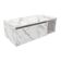 Gabinete Banheiro Suspenso 80Cm Cr10081 Mármore Branco