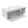Gabinete Banheiro Suspenso 80Cm Cr10081 Mármore Branco