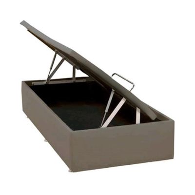 Base Baú Physical Bege Solteiro (88X188X39) - Ortobom