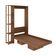 Cama Articulada Solteiro Colchão 88 X 188 Cm Cr35033 Amendoa