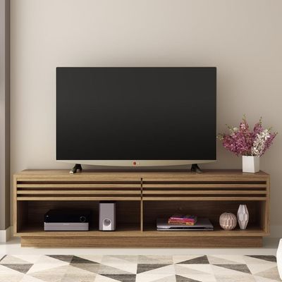 Rack Tv 42" Com 2 Gavetas Multimóveis Cr45014 Natural
