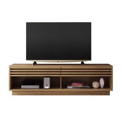 Rack Tv 42" Com 2 Gavetas Multimóveis Cr45014 Natural