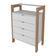 Gaveteiro Com 4 Gavetas Multimóveis Vcr25006 Branco/Amêndoa