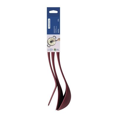 Jogo De Utensílios Tramontina Ability Em Nylon Vermelho 03 Peças