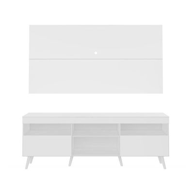 Rack Retrô Com Painel Para Tv Até 65´´ Flórida Fg3133 Branco