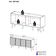 Rack Tv Até 50 Polegadas Retrô Com Espelhos Mp1082 Rustic branco