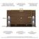 Painel Tv 60'' com 4 Leds e Prateleiras de Vidro Vegas