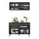 Armário De Cozinha Compacta 120cm Veneza Multimóveis V3688 Preto Preto
