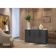Aparador Buffet 4 Portas Viena V3604 Preto Preto