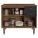 Balcão Gabinete 3 Portas 1 Gaveta Rustic/preto Madesa