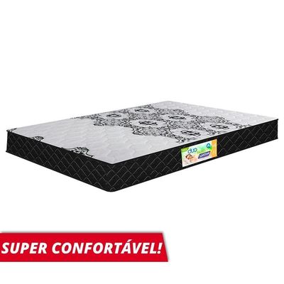 Colchão De Espuma D33 Casal 1.38m Duo Balance Gazin Preto